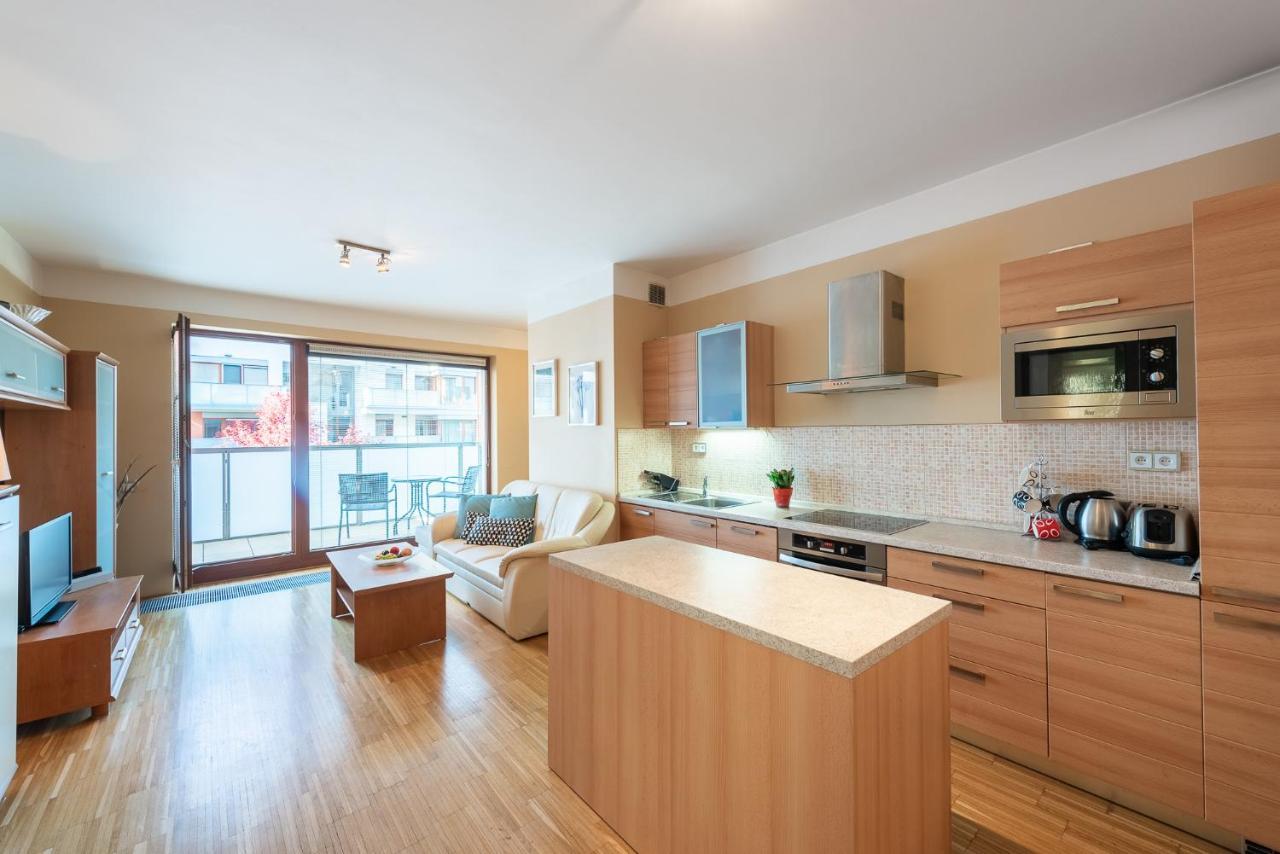 Luxury Apartment River Diamond Residence Praga Exterior foto