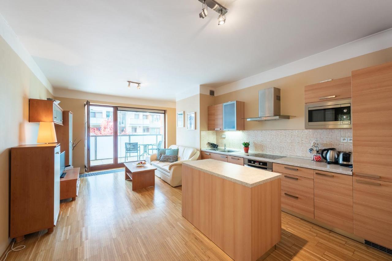 Luxury Apartment River Diamond Residence Praga Exterior foto