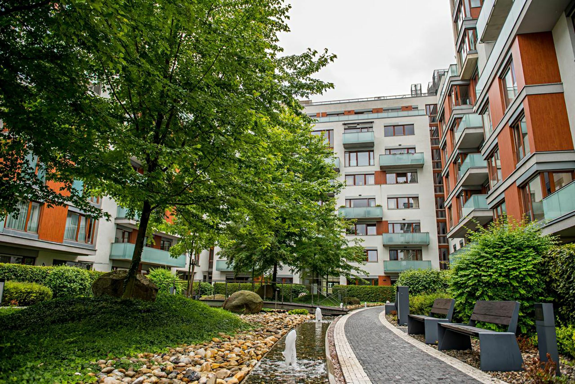 Luxury Apartment River Diamond Residence Praga Exterior foto